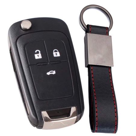 Coque de clé de rechange pour clé à 2 ou 3 boutons pour Opel, Chevrolet, Buick, Astra, Insignia, Vectra, Zafira, Meriva, Mokka (