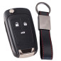 Coque de clé de rechange pour clé à 2 ou 3 boutons pour Opel, Chevrolet, Buick, Astra, Insignia, Vectra, Zafira, Meriva, Mokka ( Coque de clé de rechange pour clé à 2 ou 3 boutons pour Opel, Chevrolet, Buick, Astra, Insignia, Vectra, Zafira, Meriva, Mokka (
