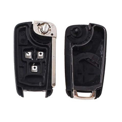 Coque de clé de rechange pour clé à 2 ou 3 boutons pour Opel, Chevrolet, Buick, Astra, Insignia, Vectra, Zafira, Meriva, Mokka (