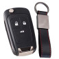 Coque de clé de rechange pour clé à 2 ou 3 boutons pour Opel, Chevrolet, Buick, Astra, Insignia, Vectra, Zafira, Meriva, Mokka ( Coque de clé de rechange pour clé à 2 ou 3 boutons pour Opel, Chevrolet, Buick, Astra, Insignia, Vectra, Zafira, Meriva, Mokka (