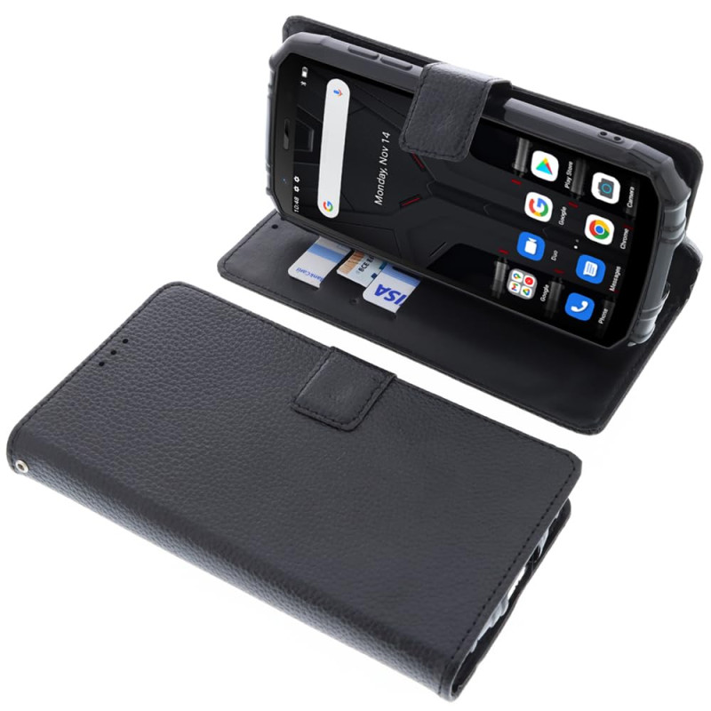 foto-kontor Housse Compatible avec Doogee S41 / S41 Pro Style Livre Noir Coque de Protection Portefeuille foto-kontor Housse Compatible avec Doogee S41 / S41 Pro Style Livre Noir Coque de Protection Portefeuille
