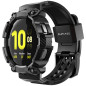SUPCASE Unicorn Beetle Pro Series Coque de protection robuste avec bracelet pour Galaxy Watch 4/5/6 [44 mm] (Noir), Polyuréthane