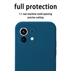 RankOne Coque pour Xiaomi MI 11 (6.81" inches) Étui en Silicone TPU Souple - Noir