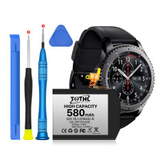TQTHL Batterie de Rechange pour Samsung Gear S3 580 mAh EB-BR760ABE Compatible avec Samsung Gear SM-R760 SM-R770 SM-R765 Gear S3