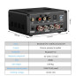 Amélioré AIYIMA Tube T9 Bluetooth 5.0 6K4 Amplificateur à Tube à Vide USB DAC 100W Récepteur Stéréo Amp Coax/Opt HiFi Home Audio Amélioré AIYIMA Tube T9 Bluetooth 5.0 6K4 Amplificateur à Tube à Vide USB DAC 100W Récepteur Stéréo Amp Coax/Opt HiFi Home Audio