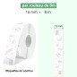 SUPVAN KATASYMBOL E10/E11/E16 Étiquettes Autocollantes Thermiques ÉTENDUES | 15 mm x 6 m/Rouleau (Cosmétique) SUPVAN KATASYMBOL E10/E11/E16 Étiquettes Autocollantes Thermiques ÉTENDUES | 15 mm x 6 m/Rouleau (Cosmétique)