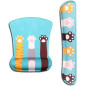 AOKSUNOVA Tapis de Souris Ergonomique Repose Poignet Clavier Poignet Support en Mousse Mémoire AOKSUNOVA Tapis de Souris Ergonomique Repose Poignet Clavier Poignet Support en Mousse Mémoire
