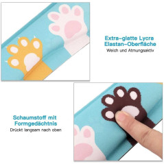 AOKSUNOVA Tapis de Souris Ergonomique Repose Poignet Clavier Poignet Support en Mousse Mémoire