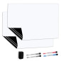 Tableau Blanc Magnétique 2Pcs 50x30cm Pour Frigo,CUHIOY Cuisine Liste des Courses,Rappel Quotidien Planifier,Enfants Tableau Aim Tableau Blanc Magnétique 2Pcs 50x30cm Pour Frigo,CUHIOY Cuisine Liste des Courses,Rappel Quotidien Planifier,Enfants Tableau Aim