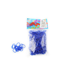 Elastiques Rainbow Loom Bleu Marine Jelly