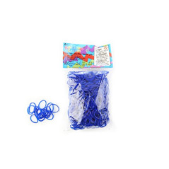 Elastiques Rainbow Loom Bleu Marine Jelly