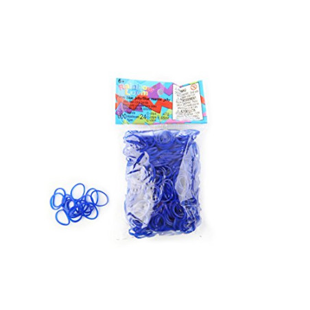 Elastiques Rainbow Loom Bleu Marine Jelly