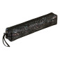 Clairefontaine 410022C - Petite Trousse Slim Céleste 19,5x2,5x4 cm en Véritable Cuir d'Agneau, Serpent Noir Clairefontaine 410022C - Petite Trousse Slim Céleste 19,5x2,5x4 cm en Véritable Cuir d'Agneau, Serpent Noir