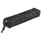 Clairefontaine 410022C - Petite Trousse Slim Céleste 19,5x2,5x4 cm en Véritable Cuir d'Agneau, Serpent Noir Clairefontaine 410022C - Petite Trousse Slim Céleste 19,5x2,5x4 cm en Véritable Cuir d'Agneau, Serpent Noir