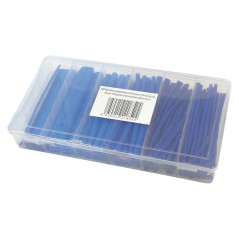Radiostore Assortiment de 100 gaines thermorétractables bleues