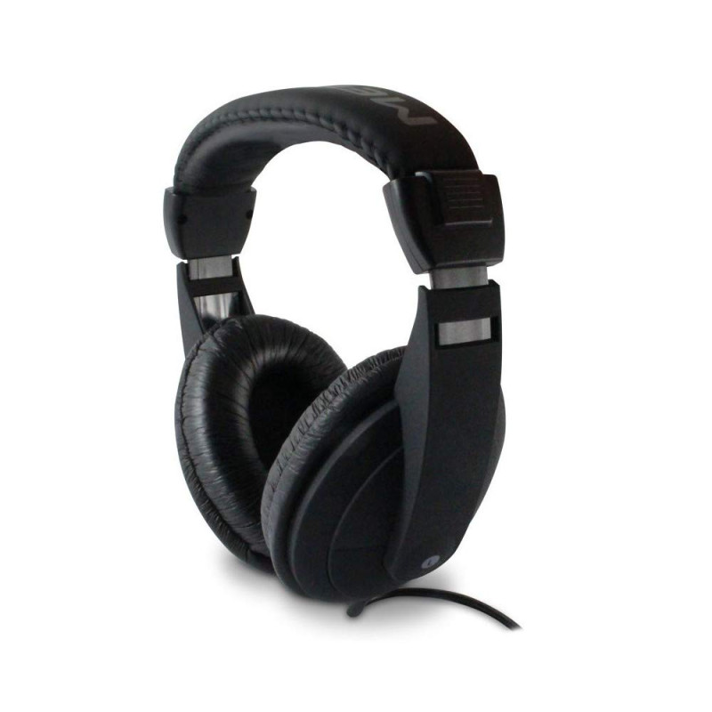 METRONIC 480143 Casque Filaire Noir, Léger, Ajustable et Confortable - Circum-Auriculaire Stéréo, Idéal TV Long Cordon de 6m, Pr METRONIC 480143 Casque Filaire Noir, Léger, Ajustable et Confortable - Circum-Auriculaire Stéréo, Idéal TV Long Cordon de 6m, Pr