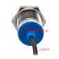 Heschen M30 Détecteur de proximité inductif, Type de bouclier, LJ30A3-10-Z/BX, Détecteur 10mm, 10-30VDC 200mA, NPN normalement o