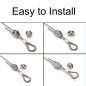 SyiXute 24 Pièces Pince Câble Métallique,Serre-Câble M3,Clips de Câble en Acier Inoxydable Pour Câble D’Acier 3mm,Simplex Clips SyiXute 24 Pièces Pince Câble Métallique,Serre-Câble M3,Clips de Câble en Acier Inoxydable Pour Câble D’Acier 3mm,Simplex Clips