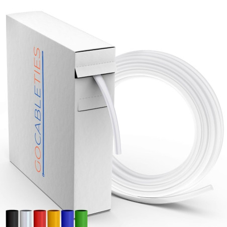 Gocableties Mini bobine de gaine thermorétractable de qualité supérieure, ratio de 2 :1, transparent