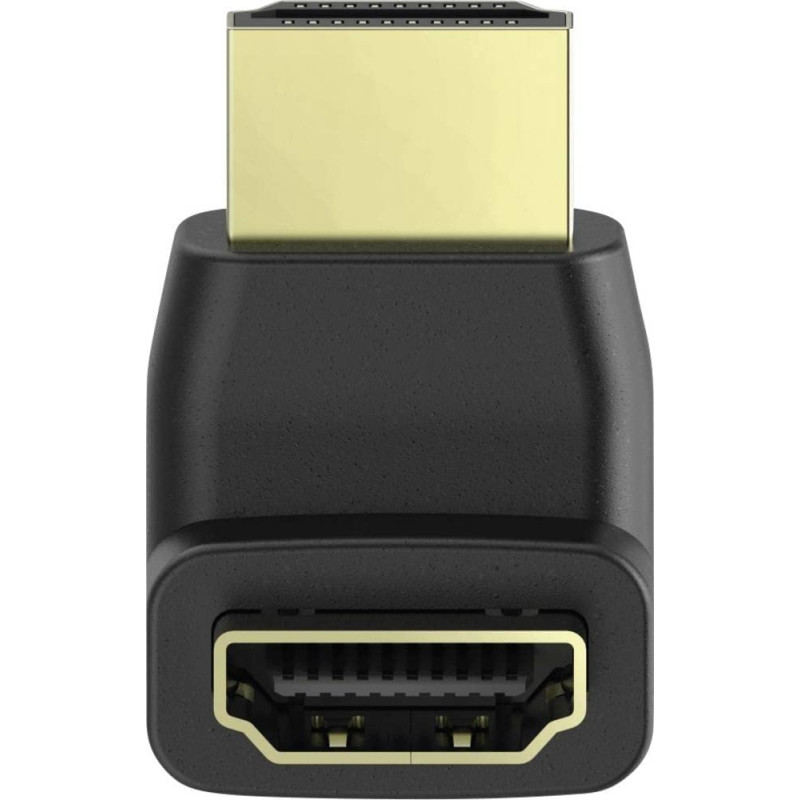 Hama Adaptateur d’Angle HDM Haute Vitesse (Connecteur HDMI Angle Droit 90°, Plaqués Or, Compatible HD, Prise HDMI mâle vers Feme Hama Adaptateur d’Angle HDM Haute Vitesse (Connecteur HDMI Angle Droit 90°, Plaqués Or, Compatible HD, Prise HDMI mâle vers Feme