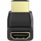 Hama Adaptateur d’Angle HDM Haute Vitesse (Connecteur HDMI Angle Droit 90°, Plaqués Or, Compatible HD, Prise HDMI mâle vers Feme Hama Adaptateur d’Angle HDM Haute Vitesse (Connecteur HDMI Angle Droit 90°, Plaqués Or, Compatible HD, Prise HDMI mâle vers Feme
