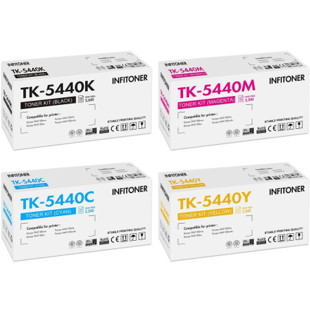 INFITONER Cartouche de Toner Compatible pour Kyocera TK-5440 TK5440 TK 5440 Ecosys MA2100cfx MA2100cwfx PA2100cx PA2100cwx PA210