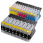 20 cartouches d'encre XL Brother LC1220 LC1240 pour Brother MFC 430 625 825 6510 6710 6910 MFC-J625DW MFC-J430W MFC J825DW MFC J 20 cartouches d'encre XL Brother LC1220 LC1240 pour Brother MFC 430 625 825 6510 6710 6910 MFC-J625DW MFC-J430W MFC J825DW MFC J