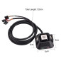 Bewinner Bouton de commutateur pour PC de bureau, commutateur de boîtier de PC de bureau, commutateur de boîtier de PC de bureau