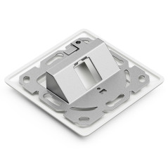 deleyCON 3x Prise Réseau CAT6a Encastrable avec RJ45 Keystone - 10 Gbit/s - STP Blindée - Prise de Données pour Câbles de Raccor