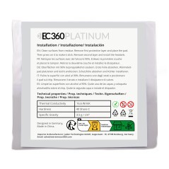 EC360® Platinum 16,6 W/MK Pad Thermique (50 x 50 x 3,0 mm)