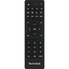 TechniSat TECHNICONTROL Dab+ - Télécommande Universelle d'apprentissage pour Certaines radios numériques Dab+ de TechniSat, Noir