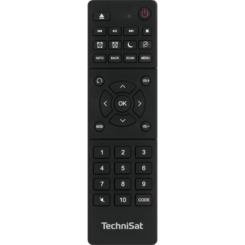 TechniSat TECHNICONTROL Dab+ - Télécommande Universelle d'apprentissage pour Certaines radios numériques Dab+ de TechniSat, Noir
