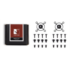 Noctua NA-FG1-4 Sx2, Grilles pour Ventilateurs 40 mm (Kit de 2, Noir)