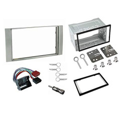 Sound-way Kit Montage Cadre de Radio Adaptateur autoradio 2 DIN Compatible avec Ford Galaxy, Fiesta, Focus, C-Max, S-Max, Transi
