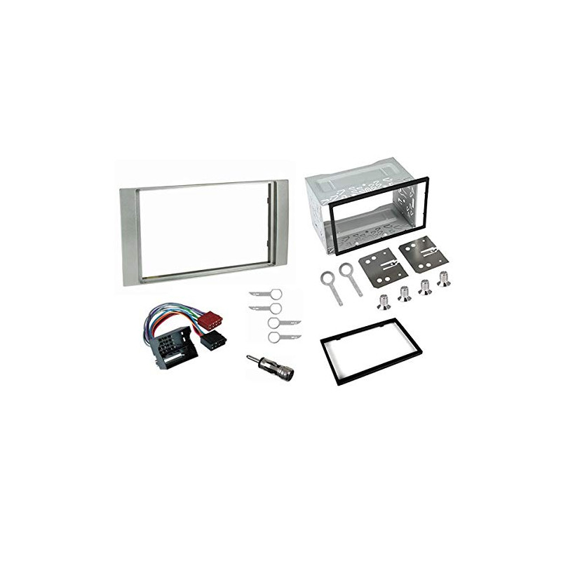 Sound-way Kit Montage Cadre de Radio Adaptateur autoradio 2 DIN Compatible avec Ford Galaxy, Fiesta, Focus, C-Max, S-Max, Transi Sound-way Kit Montage Cadre de Radio Adaptateur autoradio 2 DIN Compatible avec Ford Galaxy, Fiesta, Focus, C-Max, S-Max, Transi