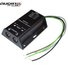 Audioproject A111 - High-Low Adapter Converter für Auto-Radio Endstufe - Lautsprecher-Kabel auf Cinch Stecker Verstärker Subwoof