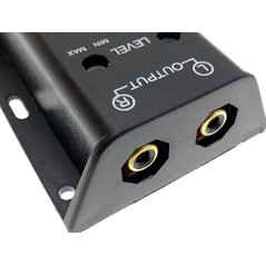 Audioproject A111 - High-Low Adapter Converter für Auto-Radio Endstufe - Lautsprecher-Kabel auf Cinch Stecker Verstärker Subwoof