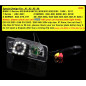 Dynavsal Caméra De Recul Couleur Vision Nocturne Voiture Camion pour X1 X3 X5 X6 M3 M1 E39 E46 E91 E88 E53 530I 530Li 320i 328i 