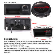 1280 * 720 Pixel 1000TV Lines HD Imperméable Vision Nocturne Caméra de recul Remplacement pour VW Touareg Sharan Touran Passat B