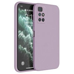 Topme Coque pour Redmi 10 / Redmi 10 2022 (6.5" inches) Etui Housse, Protecteur de Peau en Silicone TPU - Herbe Violette