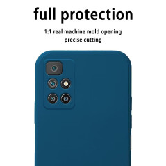 Topme Coque pour Redmi 10 / Redmi 10 2022 (6.5" inches) Etui Housse, Protecteur de Peau en Silicone TPU - Herbe Violette