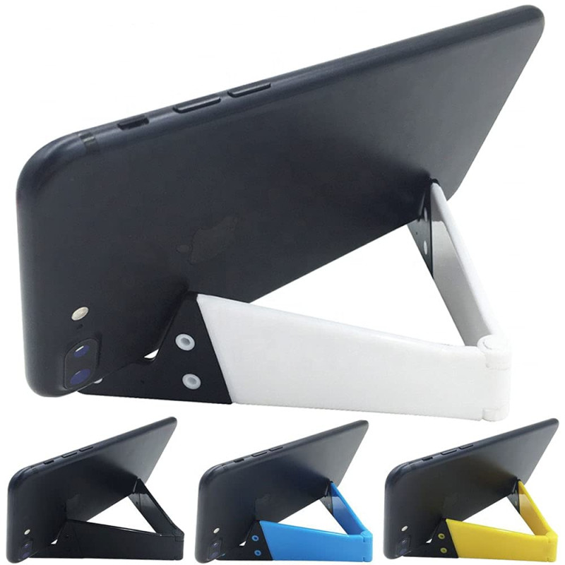 VOVIGGOL V Modèle Mini Support Telephone Bureau 4 Pièces, Porte Téléphone Portable de Voyage de Poche Pliable, Universel Support VOVIGGOL V Modèle Mini Support Telephone Bureau 4 Pièces, Porte Téléphone Portable de Voyage de Poche Pliable, Universel Support