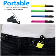 VOVIGGOL V Modèle Mini Support Telephone Bureau 4 Pièces, Porte Téléphone Portable de Voyage de Poche Pliable, Universel Support