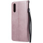 DENDICO Coque pour Huawei P20, PU en Cuir Coque Portefeuille Étui Housse, Design Classique TPU Coque pour Huawei P20 - Rose DENDICO Coque pour Huawei P20, PU en Cuir Coque Portefeuille Étui Housse, Design Classique TPU Coque pour Huawei P20 - Rose