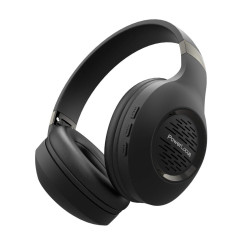 PowerLocus Casque Bluetooth sans-Fil, Casque Audio avec Microphone Intégré, Basses fréquences Stéréo Hi-FI, Confortable Cache-Or