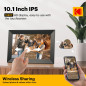 Cadre Photo numérique WiFi, Kodak 10.1 Pouces Cadre Photo électronique avec 32 Go de Stockage, partagez instantanément des Clips Cadre Photo numérique WiFi, Kodak 10.1 Pouces Cadre Photo électronique avec 32 Go de Stockage, partagez instantanément des Clips