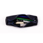 Clairefontaine 8694C - Trousse Scolaire Ronde Bleu pétrole Effet irisé Ø5,5x22 cm en Véritable Cuir d'Agneau Clairefontaine 8694C - Trousse Scolaire Ronde Bleu pétrole Effet irisé Ø5,5x22 cm en Véritable Cuir d'Agneau