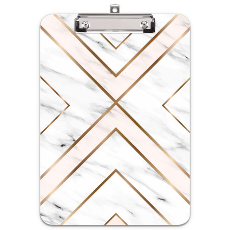 Hnogri porte bloc a4 avec pince, Plastique dur, Clipboard A4 dessin de mode, Planchettes à pince et porte-formulaires, 32CM x22C