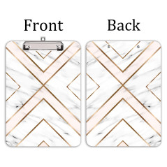 Hnogri porte bloc a4 avec pince, Plastique dur, Clipboard A4 dessin de mode, Planchettes à pince et porte-formulaires, 32CM x22C