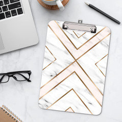 Hnogri porte bloc a4 avec pince, Plastique dur, Clipboard A4 dessin de mode, Planchettes à pince et porte-formulaires, 32CM x22C